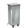 Poubelle carénée Inox Sacs 70 litres
