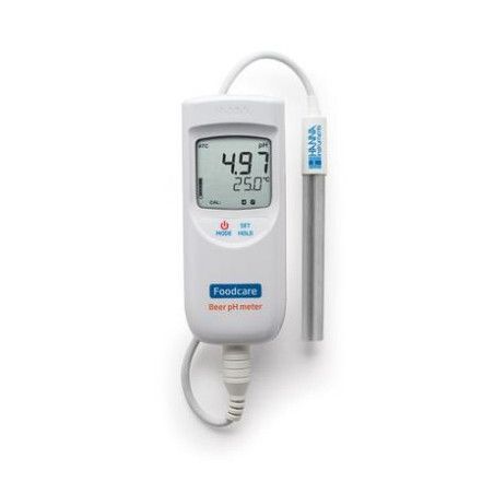 PH/°C-mètre compact étanche spécial bière
