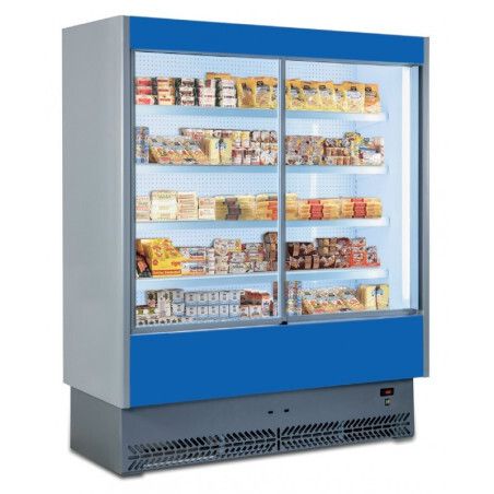 Vitrine murale tôle laquée GroupeLogé L1600 P810mm Surface Expo 3,1m²