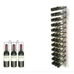 Casier A Vin Chrome Visioplus 12 Niveaux 36 Bouteilles de 75cl