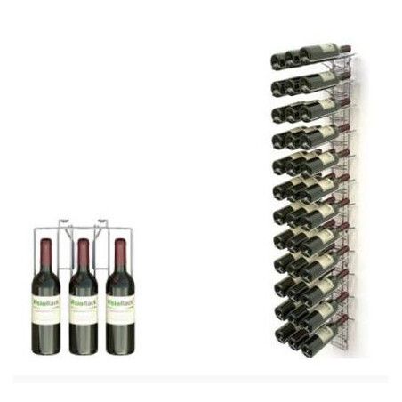 Casier A Vin Chrome Visioplus 12 Niveaux 36 Bouteilles de 75cl