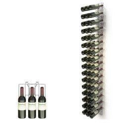 Casier A Vin Chrome Visioplus 16 Niveaux 48 Bouteilles de 75cl