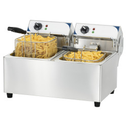 Friteuse électrique 2 x 7 litres