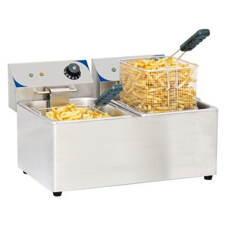 Friteuse électrique 2 x 8 litres