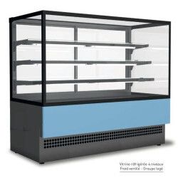 Vitrine murale réfrigérée vitrage droit ARTEMIS GLVG Groupe Logé Lg 1500mm