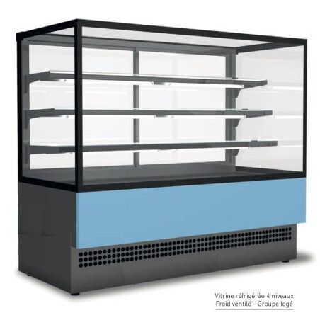 Vitrine murale réfrigérée vitrage droit ARTEMIS GLVG Groupe Logé Lg 1500mm