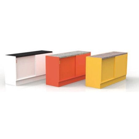 Meuble de revente bas CLASSIC  Stratifié Lg 1290mm