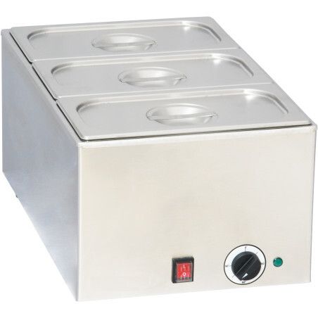 Bain-marie avec 3 x GN 1/3