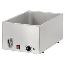 Bain-marie avec robinet de vidange GN 1/1