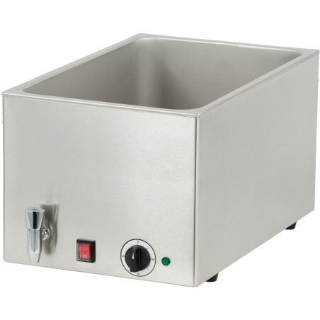 Bain-marie avec robinet de vidange GN 1/1 - 200 mm
