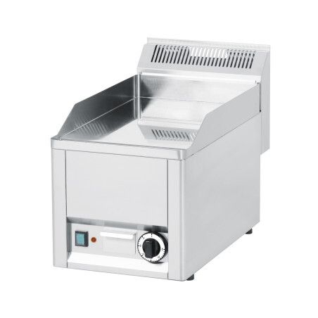 Plaque à snacker lisse en chrome 1 zone de cuisson 320x480 Puissance 3Kw