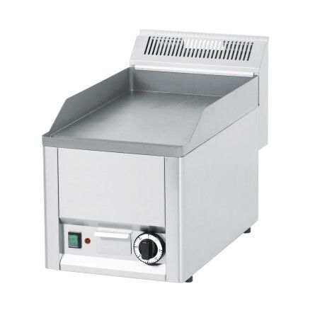 Plaque à snacker lisse en fonte 1 zone de cuisson 320x480 Puissance 3Kw