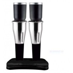 Shakers corps en alliage peint en noir et bol inox 1/ inox