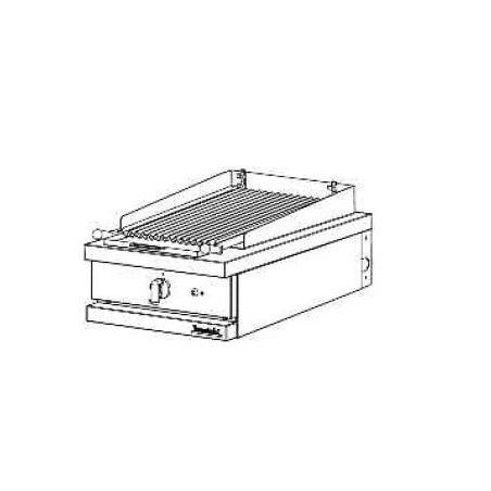 Grill gaz à pierres de lave sans couvercle à poser Petit modèle