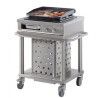 Plancha gaz mobile sans couvercle