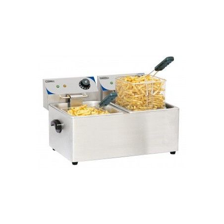 Friteuse électrique 2 x 4 litres
