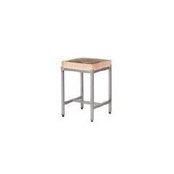 Table billot bois 500x500mm 4Pieds