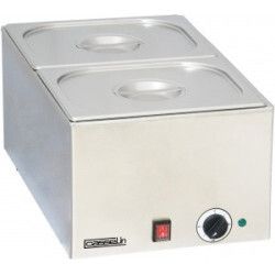 Bain-marie avec 2 x GN 1/2