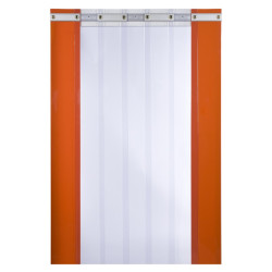 Rideau à lanières positif