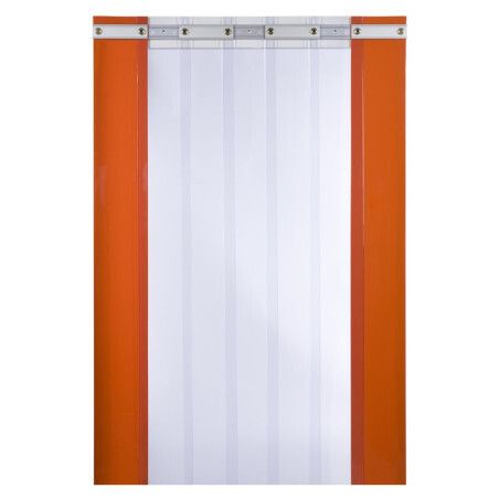 Rideau à lanières positif