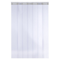 Rideau à lanières négatif