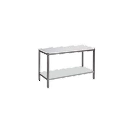 Table de découpe Centrale Etagère basse 4 Pieds 1200x600mm