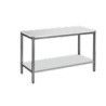 Table de découpe Centrale Etagère basse 4 Pieds 1000x700mm