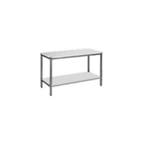Table de découpe Centrale Etagère basse 4 Pieds 1200x700mm