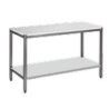 Table de découpe Centrale Etagère basse 4 Pieds 1200x700mm