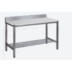 Table de découpe Adossée Dosseret Claie basse 4 Pieds 1000x600mm