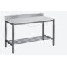 Table de découpe Adossée Dosseret Claie basse 4 Pieds 1000x600mm
