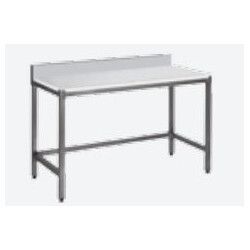 Table de découpe Adossée Dosseret 4 Pieds 1200x725mm