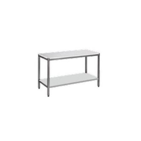 Table de découpe Centrale Etagère basse 4 Pieds 1400x700mm