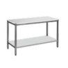 Table de découpe Centrale Etagère basse 4 Pieds 1400x700mm