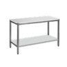 Table de découpe Centrale Etagère basse 4 Pieds 1600x600mm