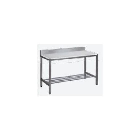 Table de découpe Adossée Dosseret Claie basse 4 Pieds 1000x725mm