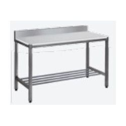Table de découpe Adossée Dosseret Claie basse 4 Pieds 1200x600mm