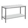 Table de découpe Centrale Etagère basse 4 Pieds 1600x700mm