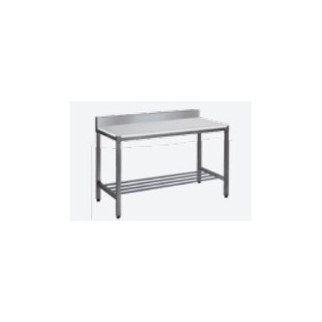 Table de découpe Adossée Dosseret Claie basse 4 Pieds 1400x600mm