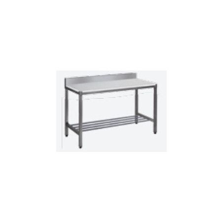Table de découpe Adossée Dosseret Claie basse 4 Pieds 1200x725mm