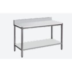 Table de découpe Adossée Dosseret Etagère 4 Pieds 1400x725mm