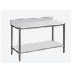 Table de découpe Centrale Etagère basse 4 Pieds 1900x700mm