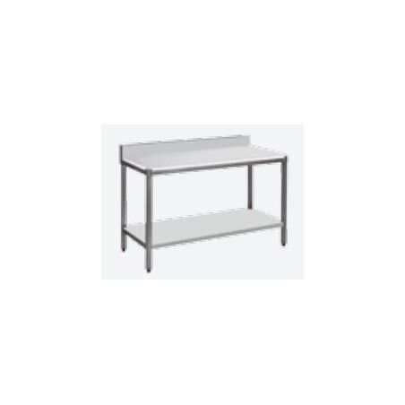 Table de découpe Adossée Dosseret Etagère 4 Pieds 1600x600mm