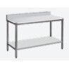 Table de découpe Adossée Dosseret Etagère 4 Pieds 1600x600mm
