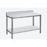 Table de découpe Adossée Dosseret Etagère 4 Pieds 1600x725mm