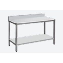 Table de découpe Adossée Dosseret Etagère 4 Pieds 1900x725mm