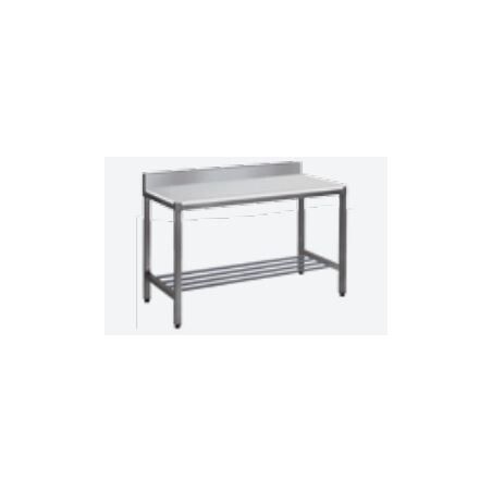 Table de découpe Adossée Dosseret Claie basse 4 Pieds 1600x725mm