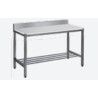 Table de découpe Adossée Dosseret Claie basse 4 Pieds 1900x600mm