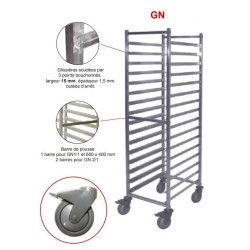 Chariot Haut à 20 glissières Gastronorme GN1/1 livré monté