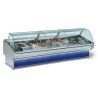 Vitrine 3541mm Exposition bombée poisson Groupe Logé Froid statique